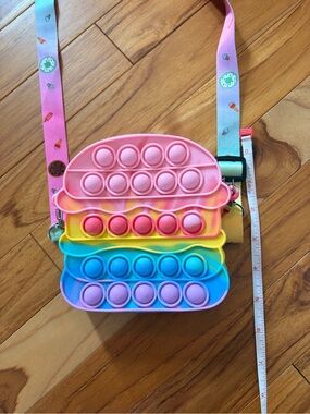 Rainbow Pop-It Crossbody Bag